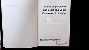 Seller image for Public Employment and State and Local Government Finances. for sale by Antiquariat Bookfarm