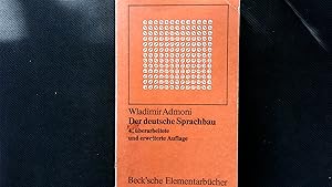 Seller image for Der deutsche Sprachbau. Beck'sche Elementarbcher. for sale by Antiquariat Bookfarm