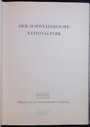 Bild des Verkufers fr Der schweizerische Nationalpark. zum Verkauf von Antiquariat Bookfarm