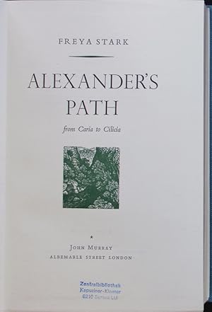 Image du vendeur pour Alexander's Path from Caria to Cilicia. mis en vente par Antiquariat Bookfarm