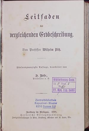 Immagine del venditore per Leitfaden der vergleichenden Erdbeschreibung. Ed. 25. venduto da Antiquariat Bookfarm