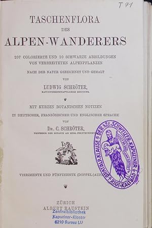 Bild des Verkufers fr Taschenflora des Alpen-Wanderers. zum Verkauf von Antiquariat Bookfarm