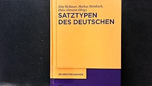 Seller image for De Gruyter Lexikon: Satztypen des Deutschen. for sale by Antiquariat Bookfarm