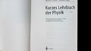 Seller image for Kurzes Lehrbuch der Physik. (Springer-Lehrbuch). for sale by Antiquariat Bookfarm
