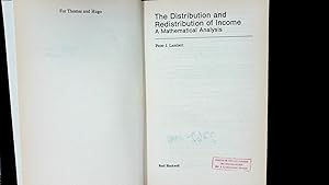 Seller image for The Distribution and Redistribution of Income: A Mathematical Analysis. for sale by Antiquariat Bookfarm