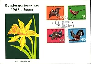 Briefmarken Ansichtskarte / Postkarte Essen im Ruhrgebiet Nordrhein Westfalen, Bundesgartenschau ...