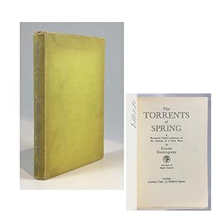 Imagen del vendedor de The Torrents of Spring, a Romantic Novel in Honour of the Passing of a Great Race. a la venta por Vangsgaards Antikvariat Aps