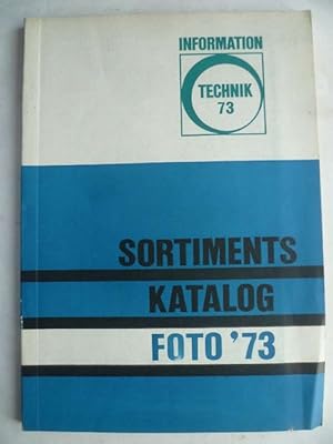 Foto-Optik 1973. Sortimentskatalog.