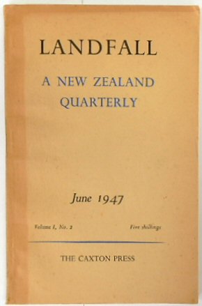 Bild des Verkufers fr Landfall: A New Zealand Quarterly, Volume 1, No.2 zum Verkauf von PsychoBabel & Skoob Books