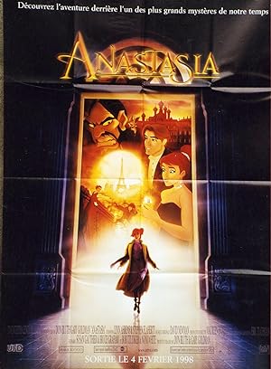 "ANASTASIA" Réalisé par DON BLUTH et Gary GOLDMAN en 1997 / Affiche française originale d'annonce...