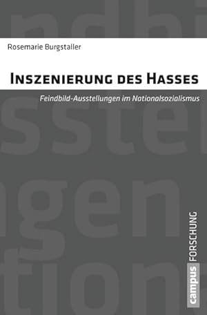 Immagine del venditore per Inszenierung des Hasses venduto da BuchWeltWeit Ludwig Meier e.K.
