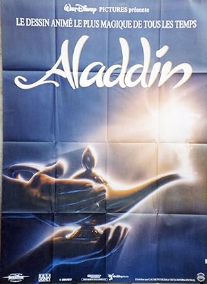 "ALADDIN" Réalisé par John MUSKERS et Ron CLEMENTS en 1993 / Affiche française originale / Offset...