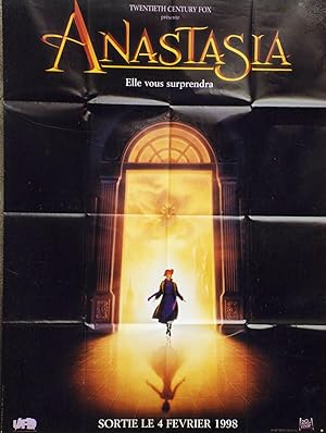 "ANASTASIA" Réalisé par DON BLUTH et Gary GOLDMAN en 1997 / Affiche française originale d'annonce...