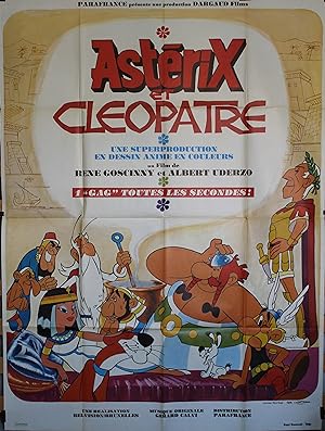 "ASTERIX ET CLEOPATRE" Réalisé par René GOSCINNY et Albert UDERZO en 1968 / Affiche française ori...