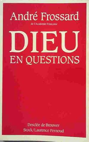 Seller image for Dieu en questions - Andr? Frossard for sale by Book Hmisphres