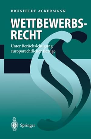 Seller image for Wettbewerbsrecht for sale by Rheinberg-Buch Andreas Meier eK
