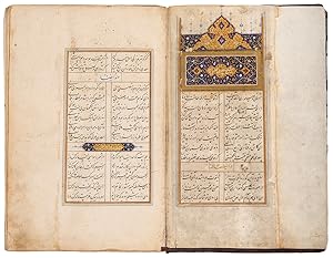 Seller image for Divan of ghazals, including poetry from Sa'di, Rumi, Qasim'i Anwar, Hafez, Homayoon, Amir Muhammad Saleh and Halali. for sale by Shapero Rare Books