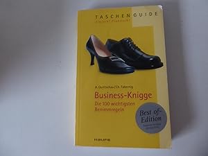 Imagen del vendedor de Business-Knigge. Die 100 wichtigsten Benimmregeln. Best of-Edition. TaschenGuide. Einfach! Praktisch! TB a la venta por Deichkieker Bcherkiste