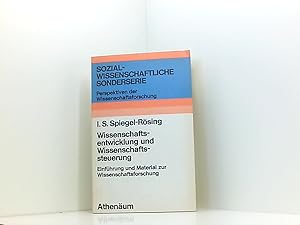 Seller image for Wissenschaftsentwicklung und Wissenschaftssteuerung. Einfhrung in die Wissenschaftsforschung for sale by Book Broker