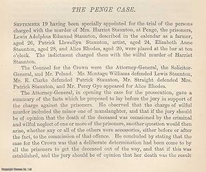Seller image for 1877 The Penge Case: The Murder of Mrs Harriet Staunton. An original article from The Annual Register for 1877. for sale by Cosmo Books