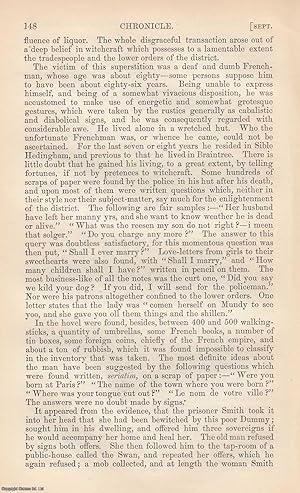 Seller image for Extraordinary Case of Witchcraft at Castle Hedingham. An original article from The Annual Register for 1863. for sale by Cosmo Books