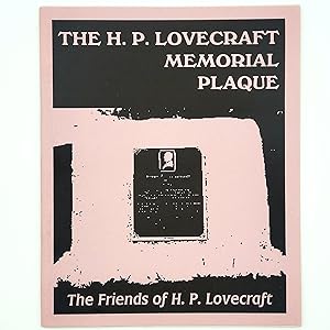 Bild des Verkufers fr The H. P. Lovecraft Memorial Plaque zum Verkauf von Memento Mori Fine and Rare Books