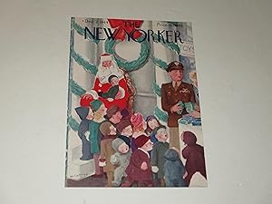 Imagen del vendedor de Dec.2,1944 The New Yorker Magazine Cover: Santa Claus and U.S. Army a la venta por rareviewbooks