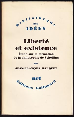 Image du vendeur pour LIBERT ET EXISTENCE. tude sur la formation de la philosophie de Schelling. mis en vente par Librairie Le Livre Penseur