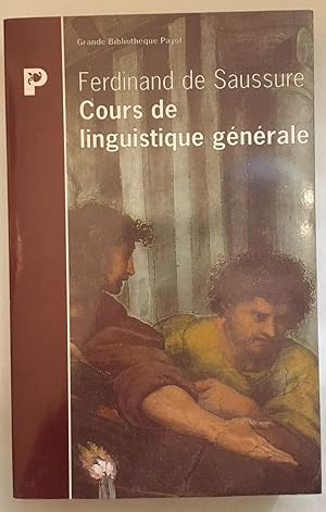 Cours de linguistique générale