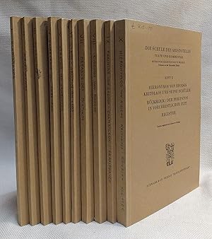 Die Schule des Aristoteles. Texte und Kommentar. 10 volumes complete