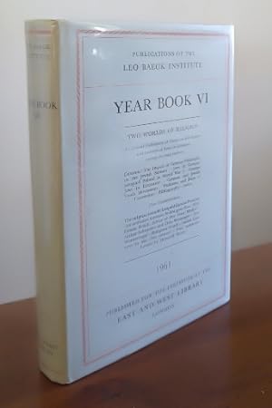 Image du vendeur pour Year Book VI: publications of the Leo Baeck Institute of Jews From Germany mis en vente par Structure, Verses, Agency  Books