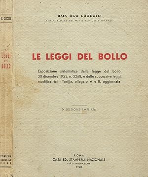 Image du vendeur pour Le leggi del bollo mis en vente par Biblioteca di Babele