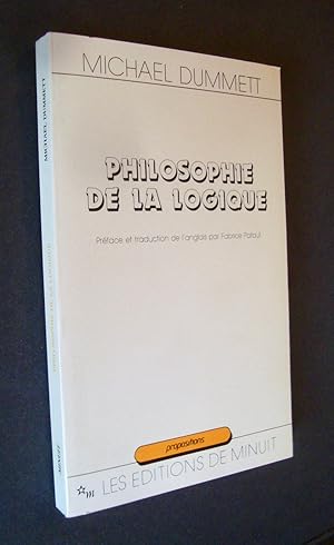 Image du vendeur pour Philosophie de la logique. mis en vente par Le Livre  Venir