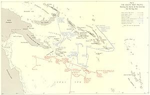 Map 5. The South West Pacific showing the battle of the Coral Sea 5th-9th May 1942