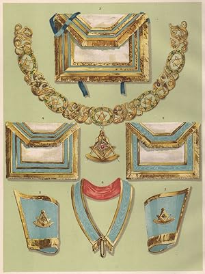 Plate XI.-Regalia of The Grand Officers of The Grand Lodge of Ireland