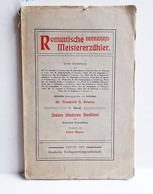 Seller image for Unsere biederen Stadtleut (von Antoine Furetiere) for sale by Antiquariat Zinnober