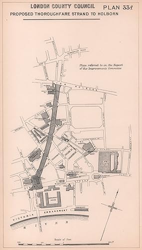 London County Council - Proposed thoroughfare Strand to Holborn