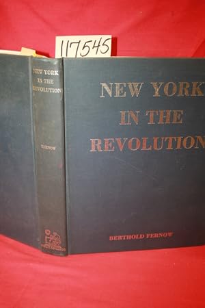 Bild des Verkufers fr New York in the Revolution zum Verkauf von Princeton Antiques Bookshop