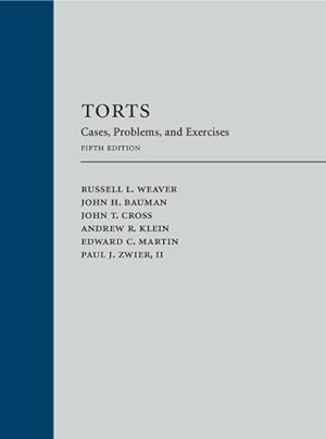 Seller image for Torts : Cases, Problems, and Exercises for sale by GreatBookPricesUK