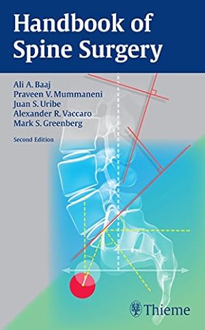 Bild des Verkufers fr Handbook of Spine Surgery [Paperback ] zum Verkauf von booksXpress