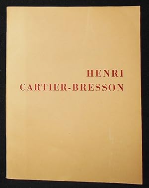 The Photographs of Henri Cartier-Bresson; Texts by Lincoln Kirstein and Beaumont Newhall