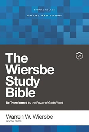 Imagen del vendedor de NKJV, Wiersbe Study Bible, Hardcover, Red Letter Edition, Comfort Print: Be Transformed by the Power of Gods Word by Thomas Nelson [Hardcover ] a la venta por booksXpress