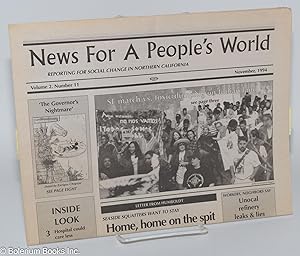 Immagine del venditore per News for a People's World; Reporting for social change in Northern California, vol. 2, no. 11 (November 1994) venduto da Bolerium Books Inc.
