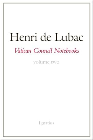 Seller image for Vatican Council Notebooks for sale by GreatBookPrices