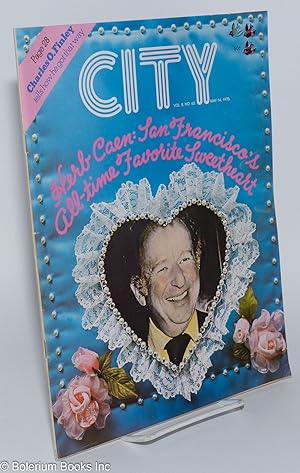 Bild des Verkufers fr City: vol. 8, #65, May 14, 1975: Herb Caen: San Francisco's All-time Favorite Sweetheart zum Verkauf von Bolerium Books Inc.