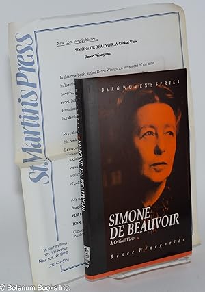 Seller image for Simone de Beauvoir: a critical view for sale by Bolerium Books Inc.