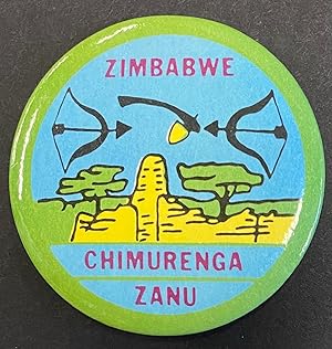Zimbabwe Chimurenga / ZANU [pinback button]