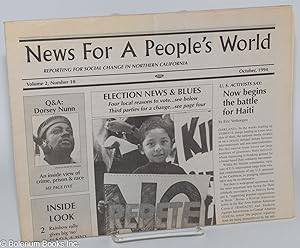 Immagine del venditore per News for a People's World; Reporting for social change in Northern California, vol. 2, no. 1 (October 1994) venduto da Bolerium Books Inc.