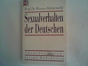 Bild des Verkufers fr Sexualverhalten der Deutschen zum Verkauf von ANTIQUARIAT FRDEBUCH Inh.Michael Simon