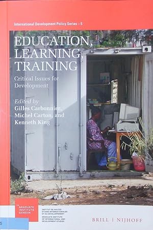Bild des Verkufers fr Education, Learning, Training. zum Verkauf von Antiquariat Bookfarm